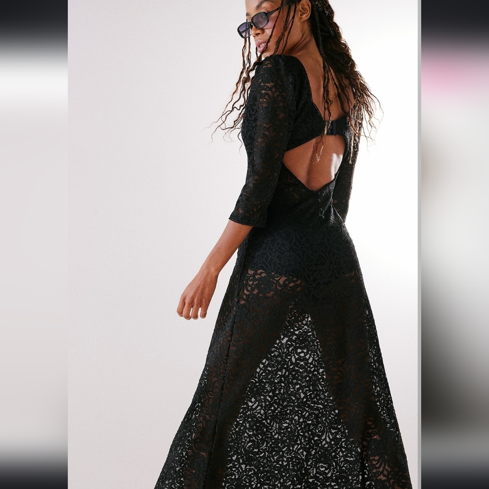 Free People Adored Lace Maxi